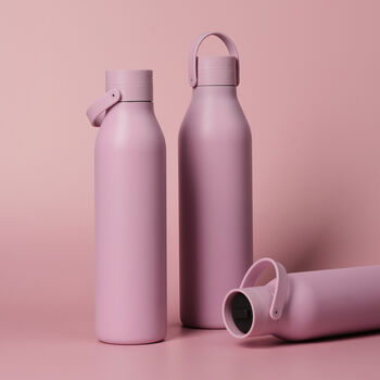 Circular And Co 750ml Stainless Steel Water Bottle Dusk Pink, 3 of 7