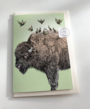 Bison Birthday Card, 3 of 6