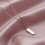 Personalised Confetti Birthstone Tag Necklace, thumbnail 3 of 12