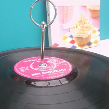 Personalised Vinyl Record Cake Plate, 4 of 8
