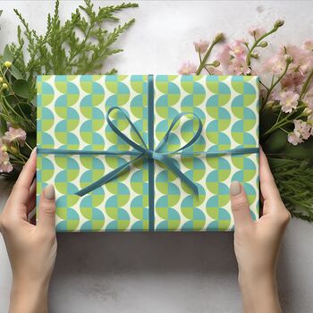 Caterpillar Abstract Design Gift Wrapping Paper, 4 of 8
