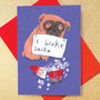 Sorry Dog Christmas Cards Pack Of Eight Cards, thumbnail 7 of 9
