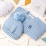 First Birthday Personalised Cardigan And Bobble Hat Set, thumbnail 4 of 12