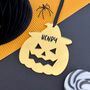 Personalised Halloween Mirror Pumpkin Decoration, thumbnail 1 of 3
