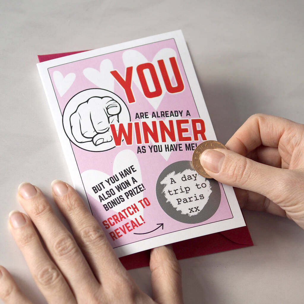 Personalised Scratch Valentine Card By So Close