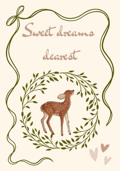 A4 Children's Print, Sweet Dreams Dearest, 5 of 5