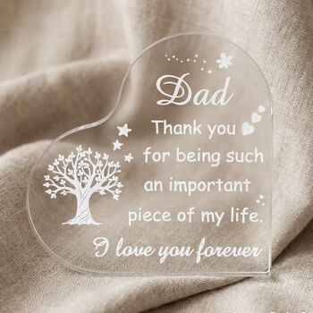 Personalised Father's Day Heart Gift, 9 of 10