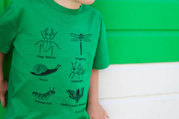 Childrens Organic Creepy Crawly T Shirt, 5 of 6