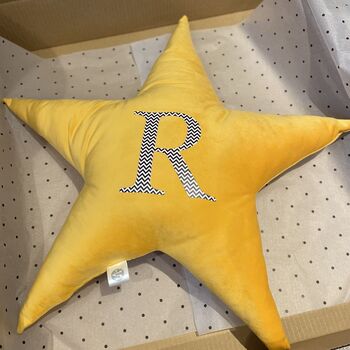Personalised Velvet Star Cushion, 2 of 7