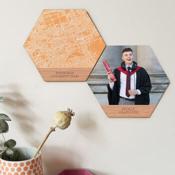 Graduation Photo And Map Art Gift Set, 6 of 11