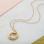 Personalised 9ct Gold Baby Names Necklace, thumbnail 3 of 7