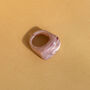 Lilac Square Resin Ring, thumbnail 3 of 6
