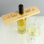 Personalised Married Couple Wine Glass And Bottle Holder – Perfect Wedding Gift, thumbnail 4 of 6