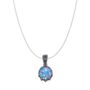 Opal High Quality Sterling Silver Pendant Necklace, thumbnail 1 of 2