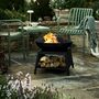 Steel Fire Bowl With Integrated Log Store, thumbnail 1 of 7