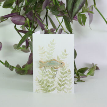 Frank Fish Plant Hugger Decoration | Gift Card | Letterbox Gift, 2 of 5