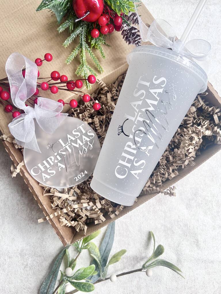 Glitter Last Christmas As A Miss Gift Set, 1 of 4