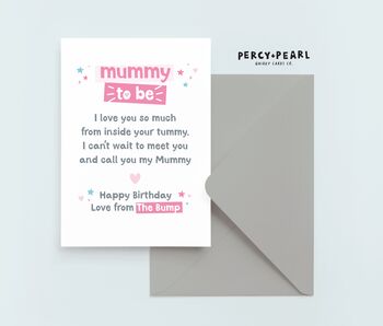 Mummy To Be Birthday Card, 2 of 4