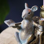 Cheese And Wine Mouse Candlestick, thumbnail 4 of 5