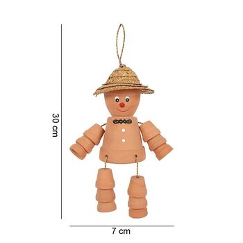Terracotta Pot Man Planter, 2 of 2