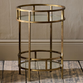 Brass Drinks Table, 3 of 3