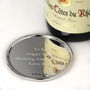 Personalised Sterling Silver Drinks Coaster, thumbnail 5 of 5