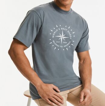 Personalised Compass T Shirt, 2 of 3