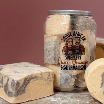 Chocolate Orange | Gourmet Marshmallow Gift Can Valentines Edition, 3 of 7