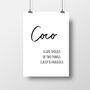 Inspiration Quote By Coco Chanel, thumbnail 2 of 2