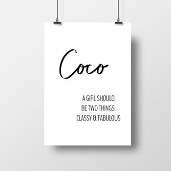 Inspiration Quote By Coco Chanel, 2 of 2