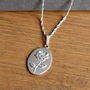Sterling Silver Birth Flower Necklace, thumbnail 11 of 11