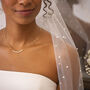 Sterling Silver Anja Personalised Pearl Necklace, thumbnail 5 of 12