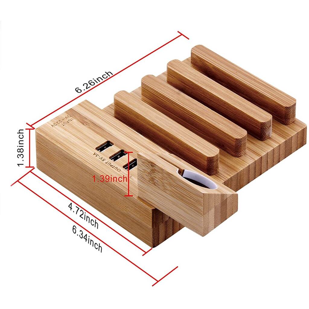 Charging Dock Docking Station With Three Port Usb Hub By Momentum