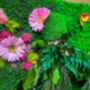 Preserved Moss Wall, Moss Wall Art With Flowers, thumbnail 7 of 7