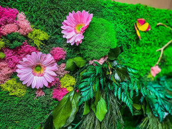 Preserved Moss Wall, Moss Wall Art With Flowers, 7 of 7