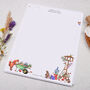 A4 Personalised Letter Writing Paper With Gardening Fox, thumbnail 3 of 5