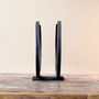 Fathers Day Forged Iron Log Store 'Long Horn' Design, thumbnail 7 of 12