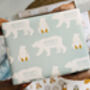 Personalised Christmas Polar Bear Wrapping Paper, thumbnail 1 of 4