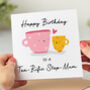 'Tea Rific Step Mum' Birthday Card, thumbnail 1 of 2