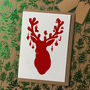 Reindeer Christmas Cards, thumbnail 2 of 2