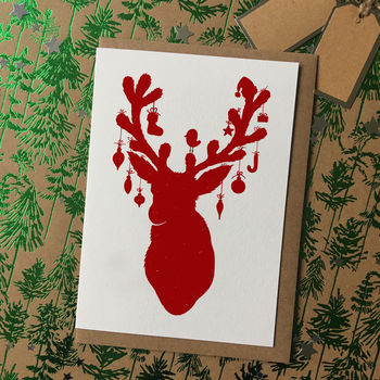 Reindeer Christmas Cards, 2 of 2