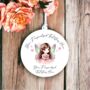 Personalised Cute Child Fairy Hearts Decoration, thumbnail 2 of 2