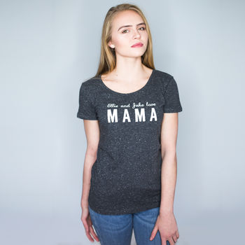 Personalised Love Mama/Mum/Mummy/Mother T Shirt, 2 of 4