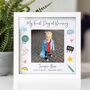 Personalised Glass Photo 'First Day' Frame, thumbnail 2 of 3