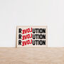 Revolution Retro Love Wall Print, thumbnail 5 of 6