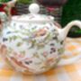Two Cup Teapot In British Birds Design, thumbnail 3 of 9