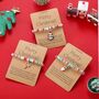 Christmas Wish Bracelets, Santa, Snowman, Candy Cane, thumbnail 2 of 7