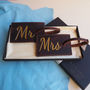 Mr And Mrs Leather Luggage Tags, thumbnail 1 of 6