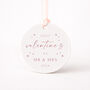 First Valentines As Mr And Mrs Star Design Bottle Tag Gift, thumbnail 10 of 12