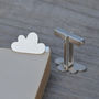 Personalised Fluffy Cloud Cufflinks In Sterling Silver, thumbnail 2 of 3